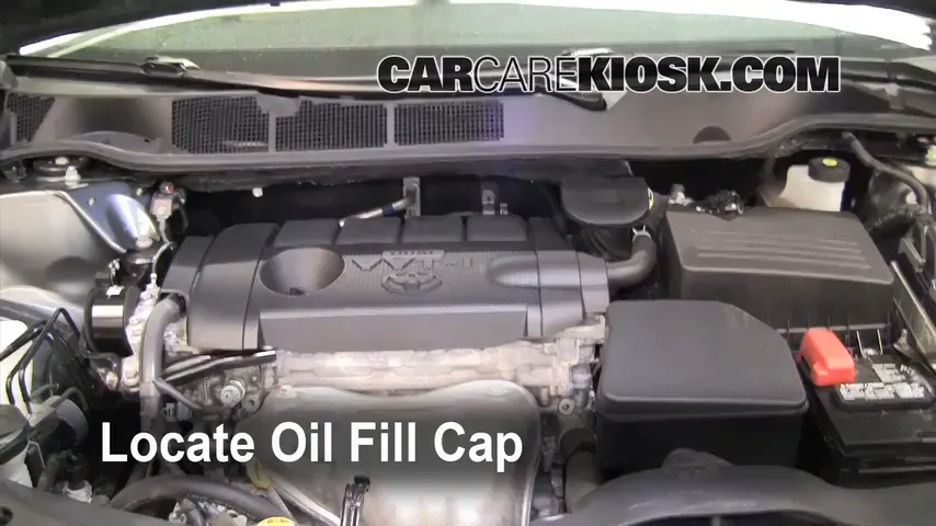 2009 Toyota Venza 2.7L 4 Cyl. Oil Add Oil